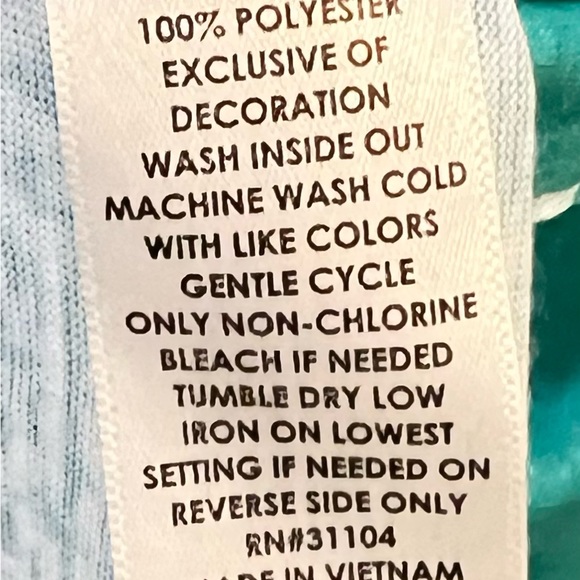 Women’s top in teal and white | Size PL | SO SOFT! | NWT - Picture 6 of 8